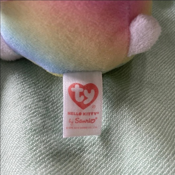 Hello Kitty Plush Rainbow Bunny - Picture 9 of 10
